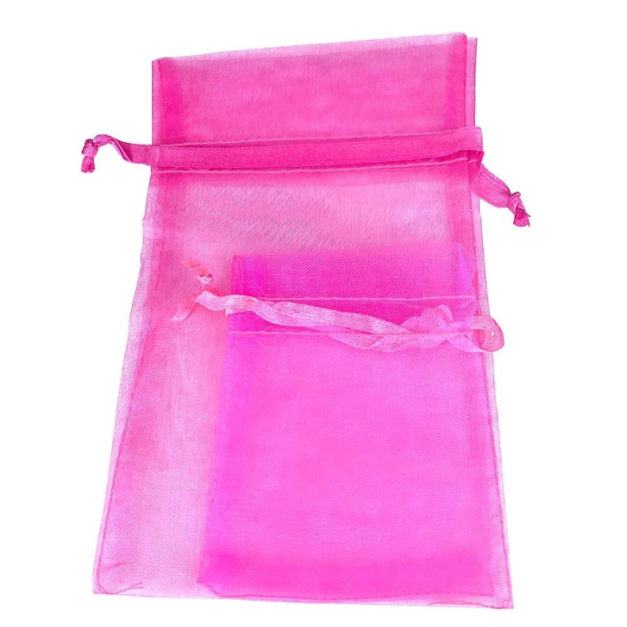 Organza Bags Trestina | Organza Bags (10Pcs) Fuschia Pink