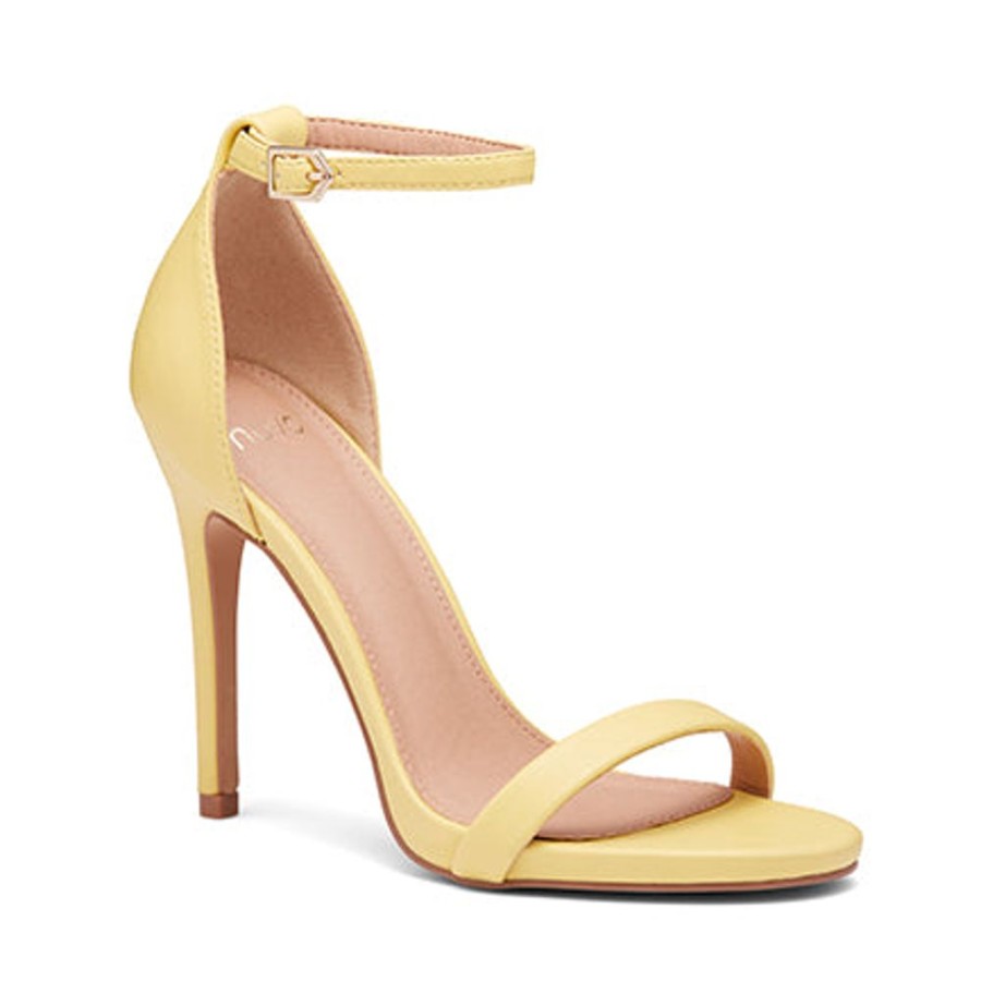 Novo Shoes Novo Strappy High Heels | Novo Women'S Merril Strappy High Heel Lemon