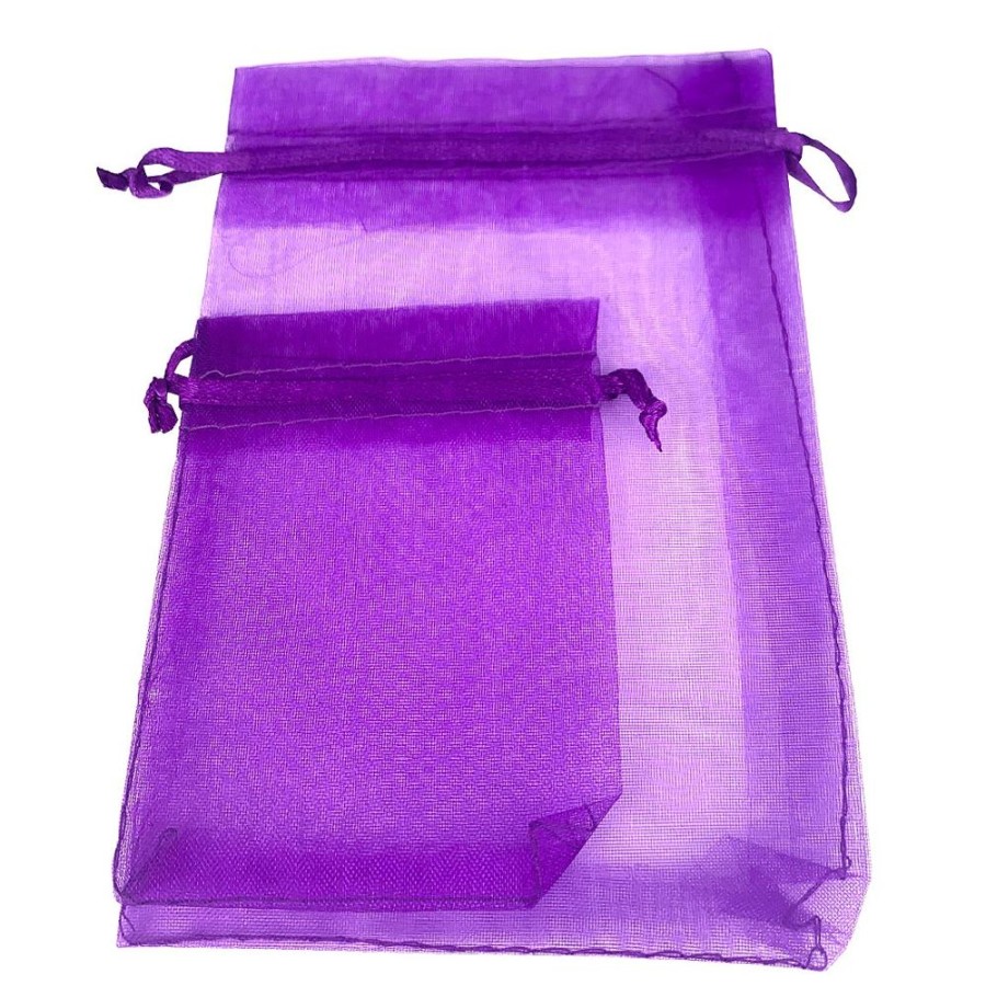 Organza Bags Trestina | Organza Bags (100Pcs) Dark Purple