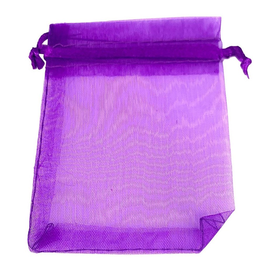 Organza Bags Trestina | Organza Bags (100Pcs) Dark Purple