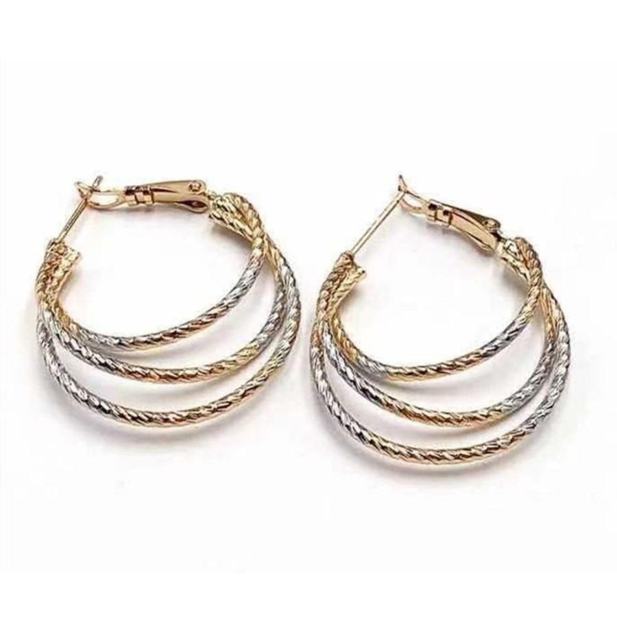 Jewellery Trestina Hoops | Abagil - Hoop Earrings Gold