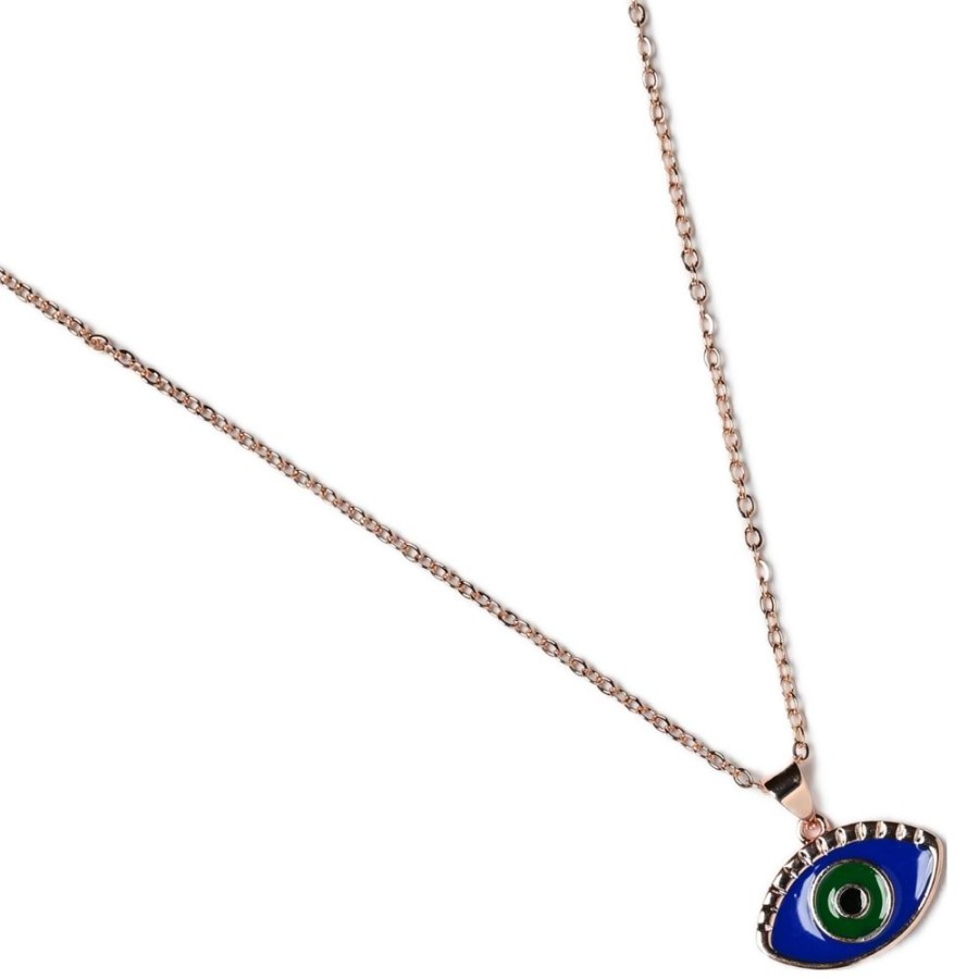 Jewellery Trestina Greek Evil Eye Mati Bracelets | Yaiza - Evil Eye Mati Nazar Necklace