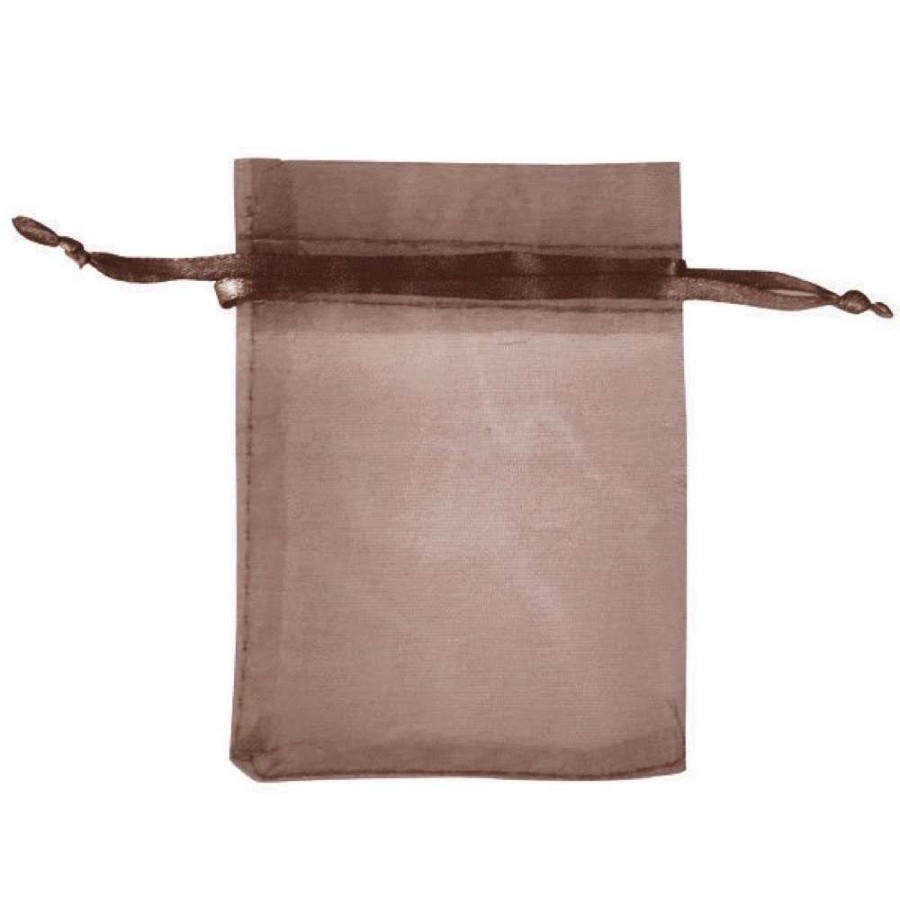 Organza Bags Trestina | Organza Bags (10Pcs) Brown