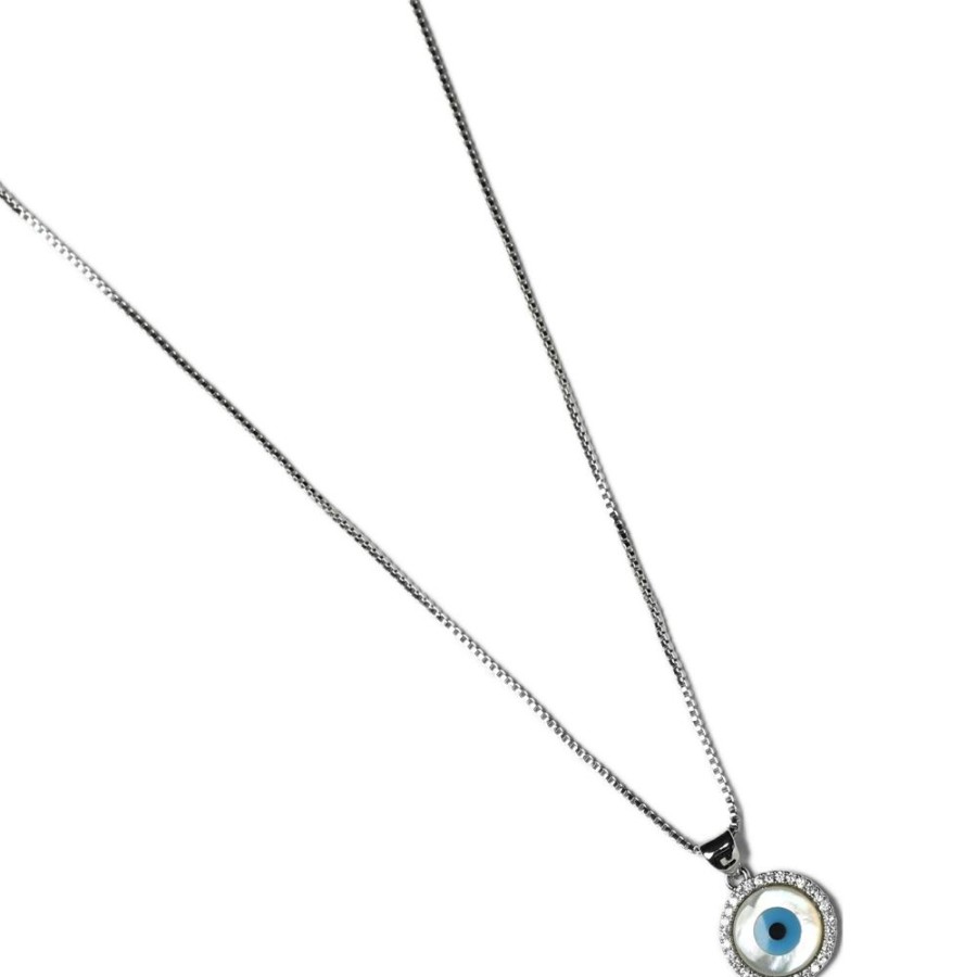 Jewellery Trestina Greek Evil Eye Mati Bracelets | Yolanda - Evil Eye Mati Nazar Necklace