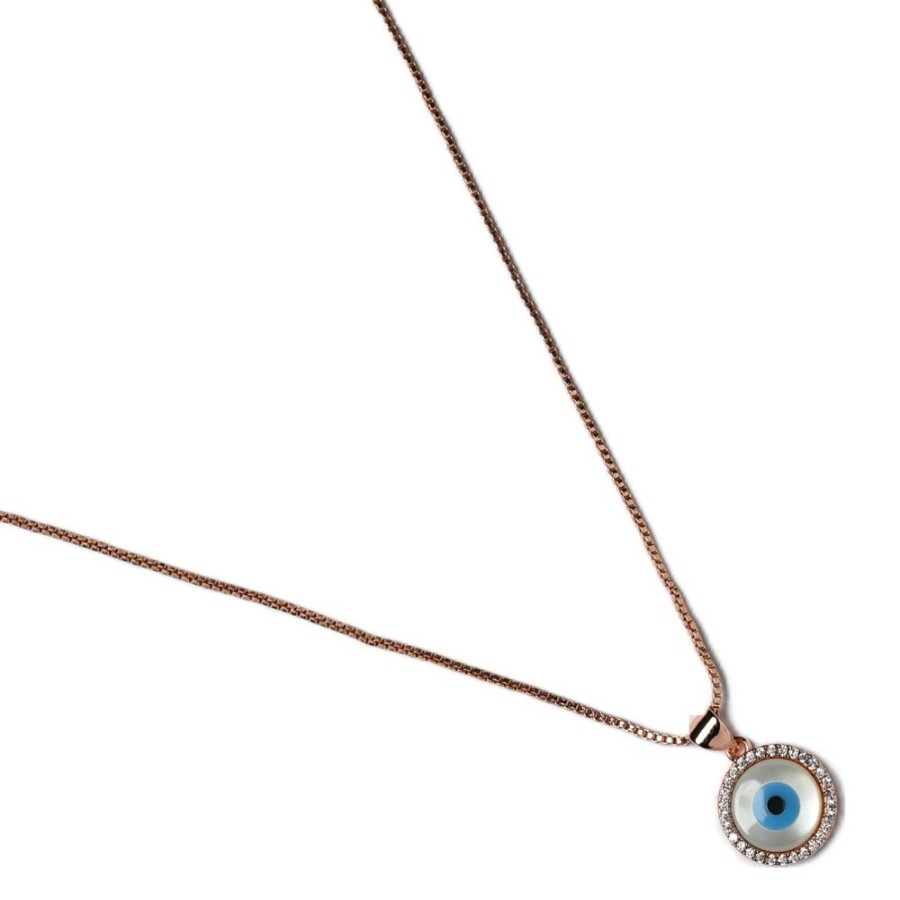 Jewellery Trestina Greek Evil Eye Mati Bracelets | Yolanda - Evil Eye Mati Nazar Necklace