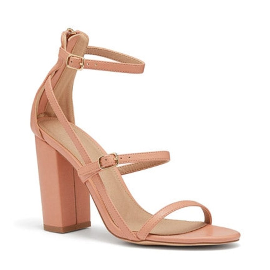 Novo Shoes Novo Strappy High Heels | Novo Women'S Lesha Strappy - High Heel Peach