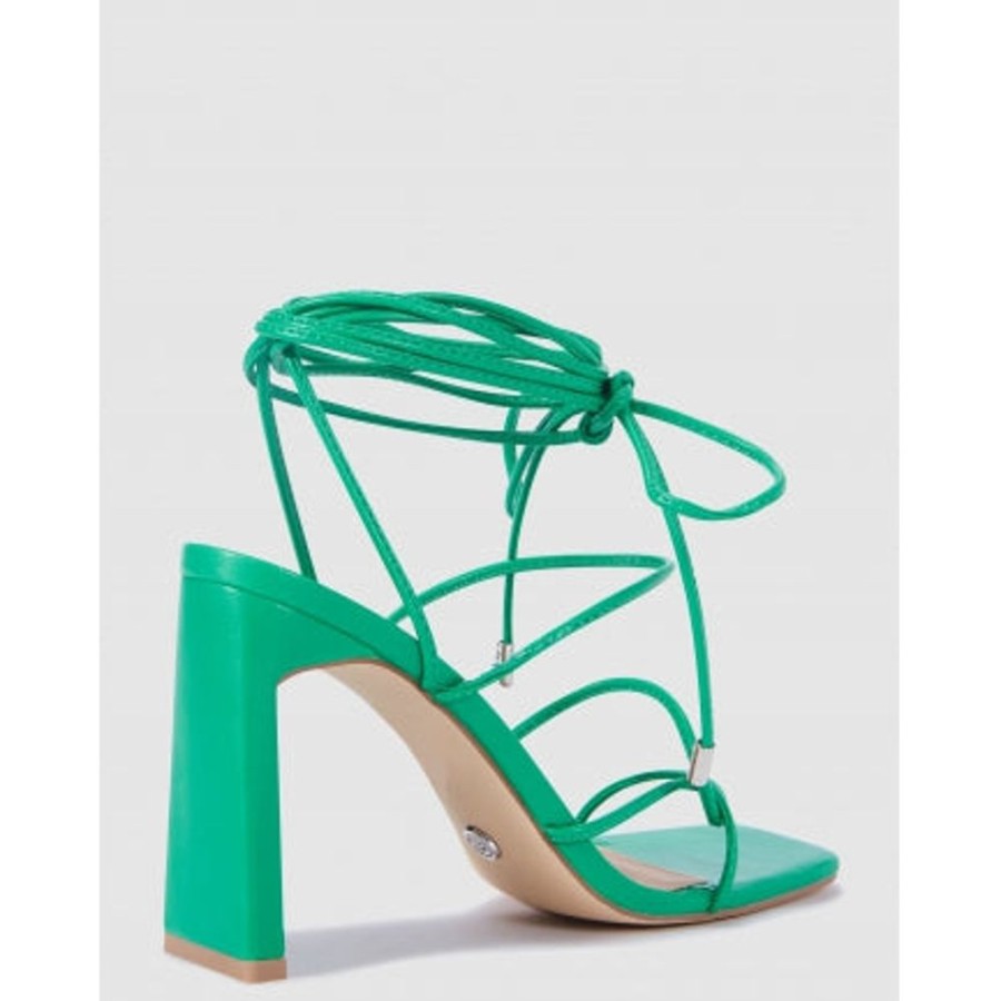 Novo Shoes Novo Strappy High Heels | Novo Women'S Niarobi Strappy - High Heel Green