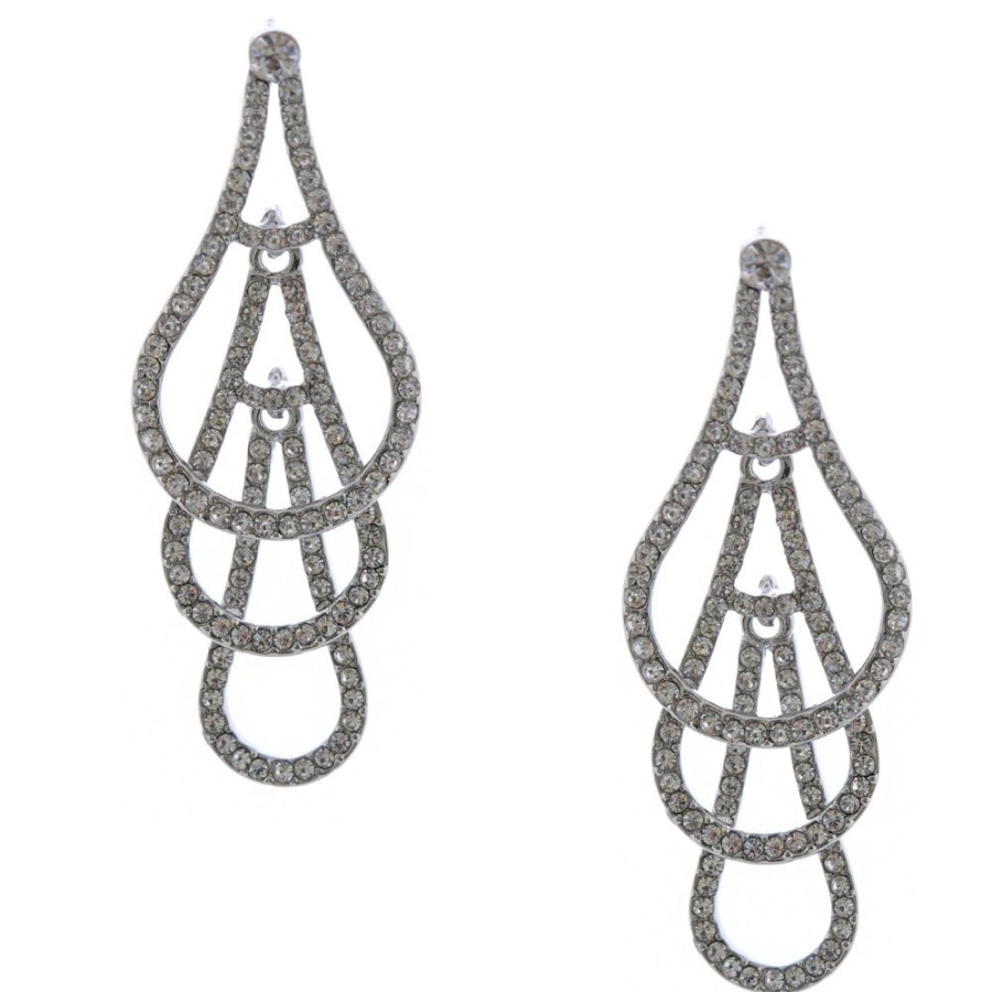 Jewellery Trestina Drop | Aura - Drop Earrings Silver