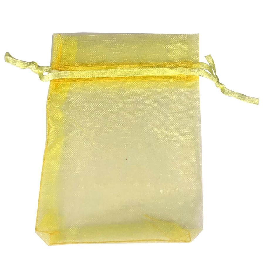 Organza Bags Trestina | Organza Bags (100Pcs) Yellow