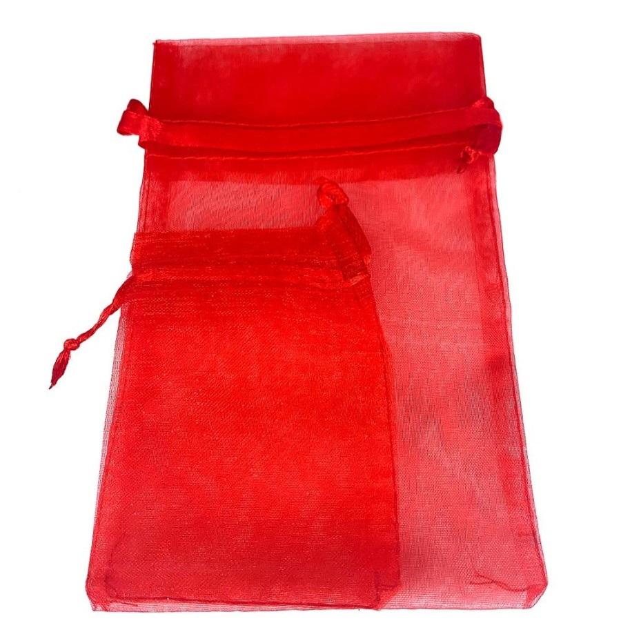 Organza Bags Trestina | Organza Bags (100Pcs) Red