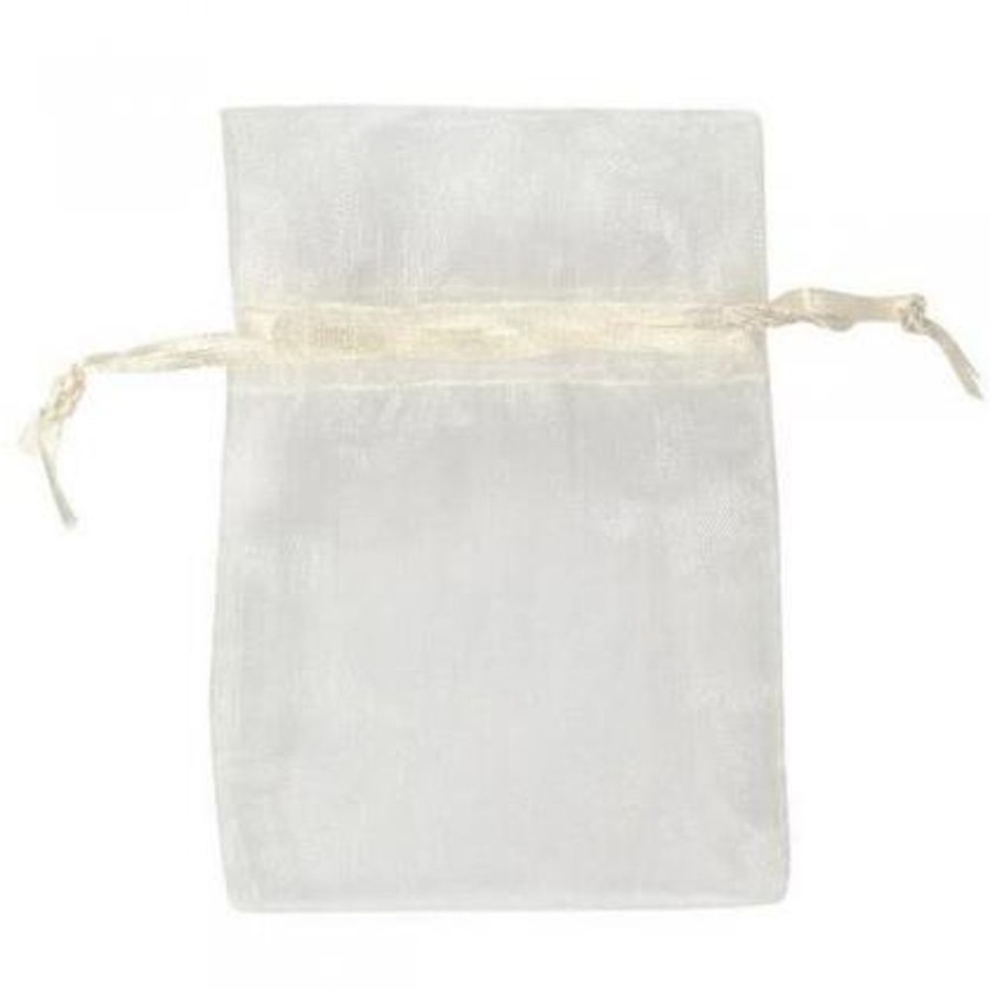 Organza Bags Trestina | Organza Bags (10Pcs) White