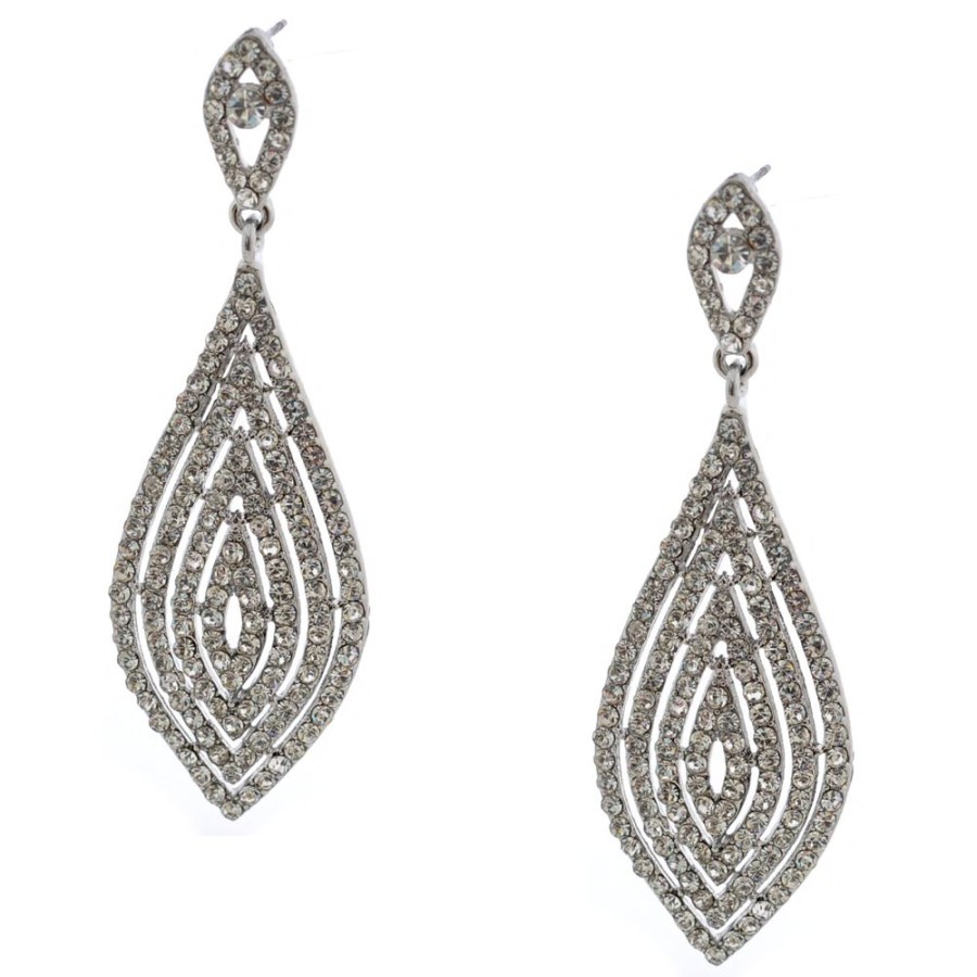 Jewellery Trestina Drop | Anja - Drop Earrings Silver