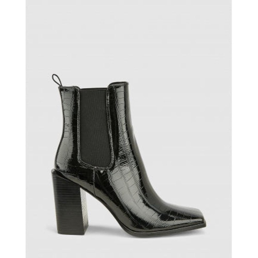 Novo Shoes Novo Ankle Boots | Novo Women'S Krossboots Black