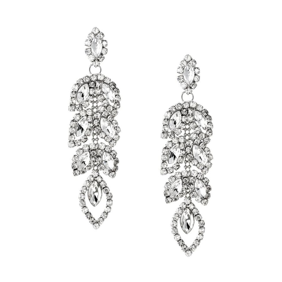 Jewellery Trestina Drop | Aida - Drop Earrings Silver