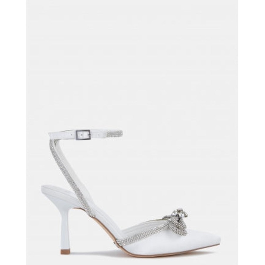 Novo Shoes Novo Court Low Heels | Novo Women'S Icaruscourt White Satin