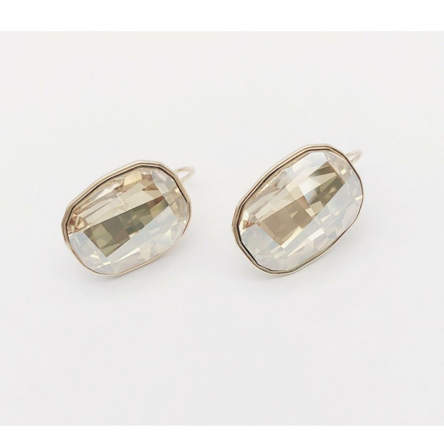 Jewellery Trestina Studs | Alyx - Swarovski Element Earrings Amber